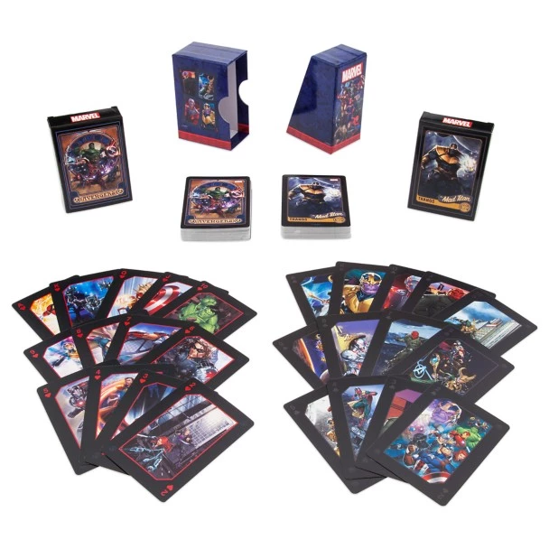 Disney Marvel Heroes And Villains Playing Cards – 2-Pack 1 Disney Marvel Heroes And Villains Playing Cards – 2-Pack