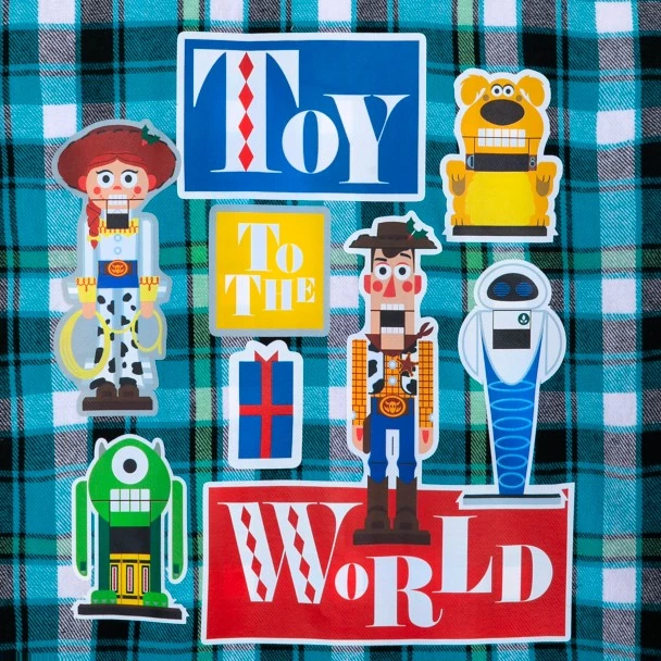 Disney Pixar Holiday Flannel Shirt For Kids 3 Disney Pixar Holiday Flannel Shirt For Kids - Image 3
