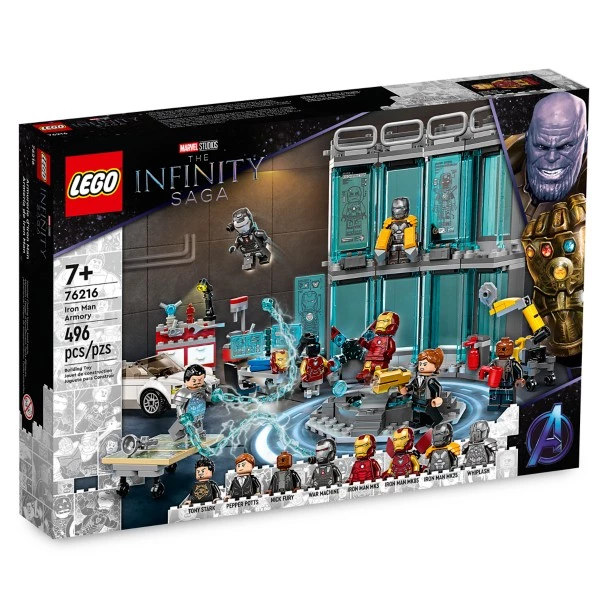 Disney LEGO Iron Man Armory 76216 – The Infinity Saga 6 Disney LEGO Iron Man Armory 76216 – The Infinity Saga - Image 6