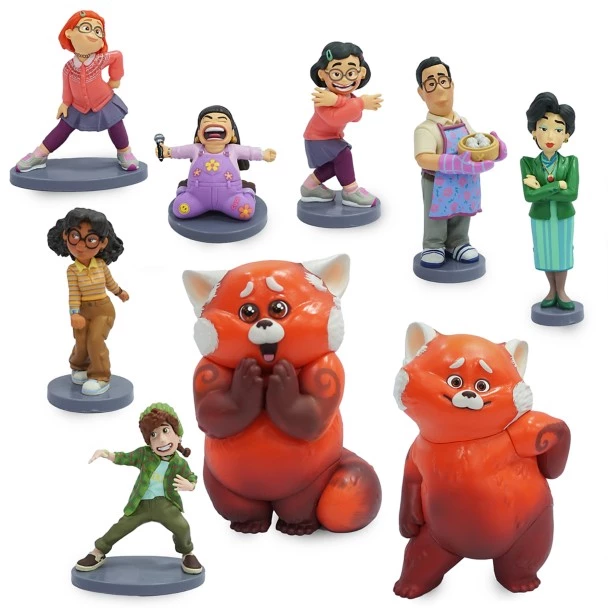 Disney Turning Red Deluxe Figure Play Set 1 Disney Turning Red Deluxe Figure Play Set