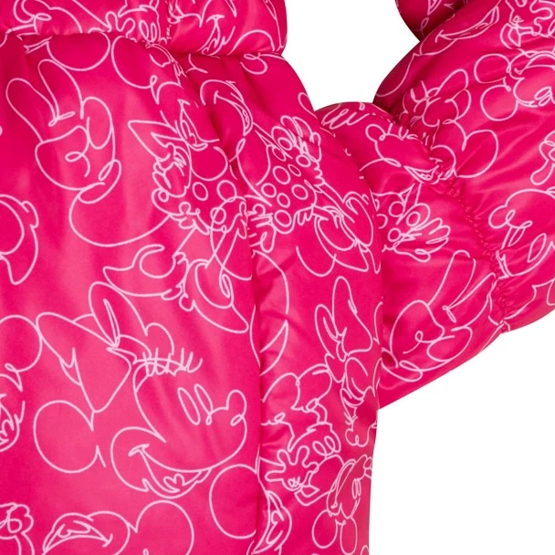 Disney Minnie Mouse Hooded Puff Jacket For Kids 6 Disney Minnie Mouse Hooded Puff Jacket For Kids - Image 6