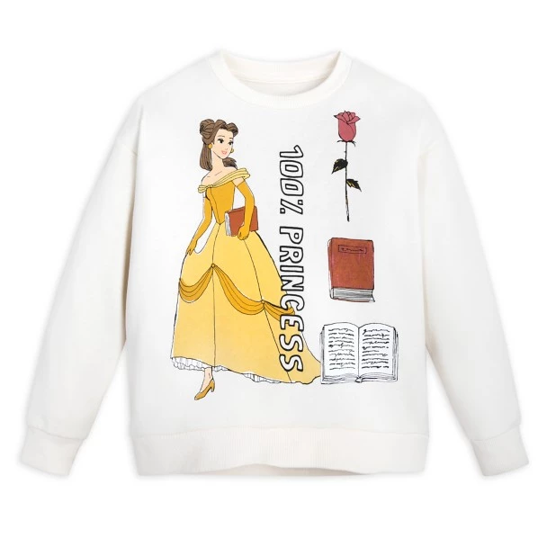 Disney Belle Pullover Sweatshirt For Kids – Beauty And The Beast 1 Disney Belle Pullover Sweatshirt For Kids – Beauty And The Beast