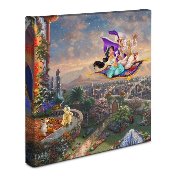 Disney ''Aladdin'' Gallery Wrapped Canvas By Thomas Kinkade Studios 2 Disney ''Aladdin'' Gallery Wrapped Canvas By Thomas Kinkade Studios - Image 2