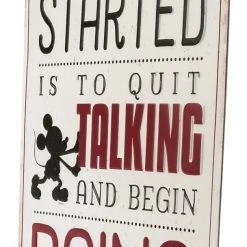 Disney Mickey Mouse ''Quit Talking'' Tin Wall Decor 7 Disney Mickey Mouse ''Quit Talking'' Tin Wall Decor -Deals girls Store unnamed file 1558