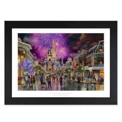 ''Walt Disney World 50th Anniversary'' Framed Limited Edition On Paper By Thomas Kinkade Studios