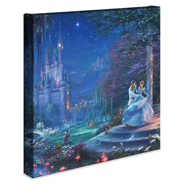 Disney ''Cinderella Dancing In The Starlight'' Gallery Wrapped Canvas By Thomas Kinkade Studios 2 Disney ''Cinderella Dancing In The Starlight'' Gallery Wrapped Canvas By Thomas Kinkade Studios - Image 2