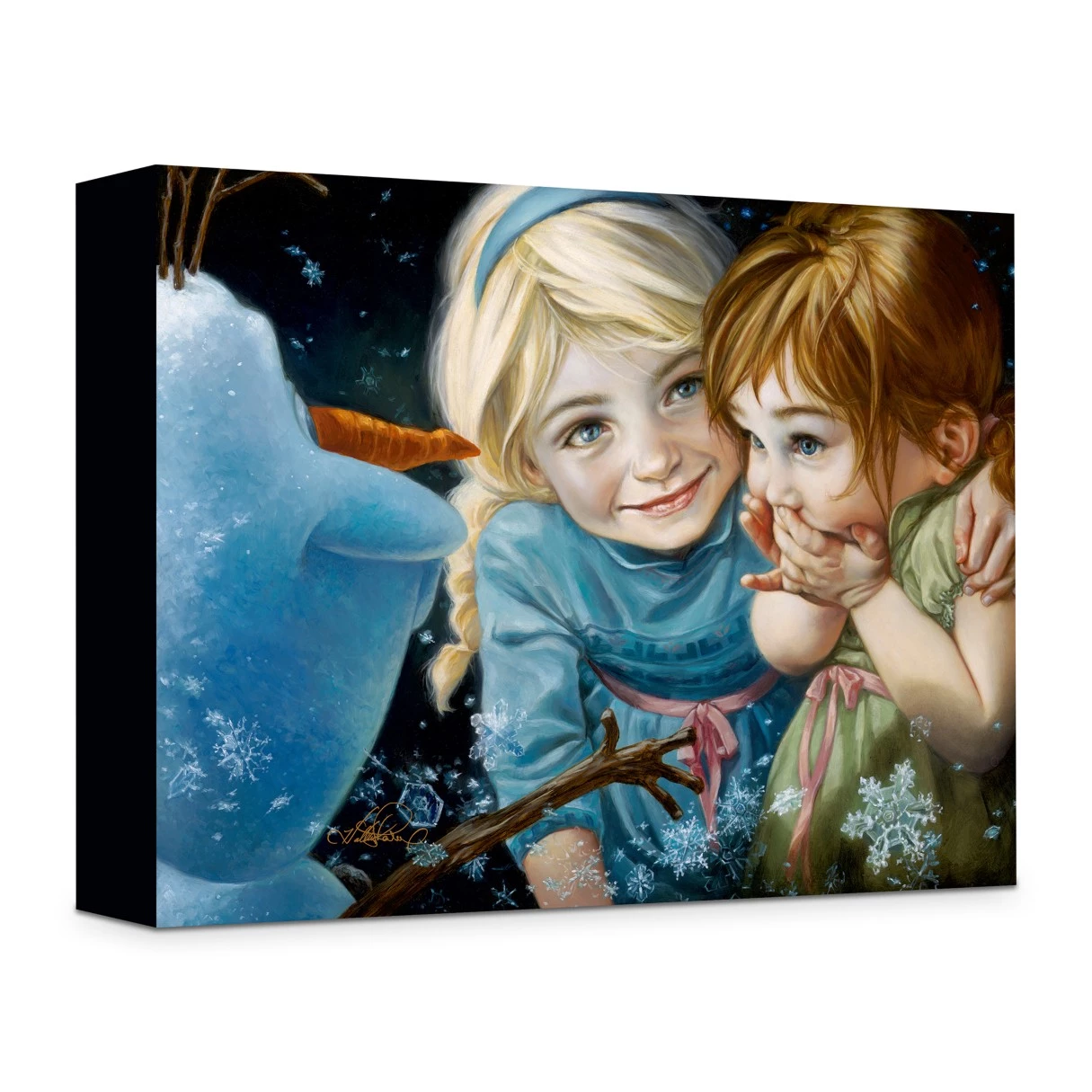 Disney ''Never Let It Go'' Giclée On Canvas By Heather Edwards 1 Disney ''Never Let It Go'' Giclée On Canvas By Heather Edwards