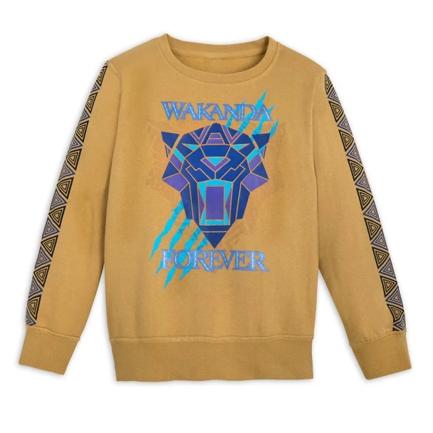Disney Black Panther: Wakanda Forever Pullover Sweatshirt For Kids 1 Disney Black Panther: Wakanda Forever Pullover Sweatshirt For Kids