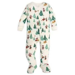 Disney Mickey Mouse And Friends Holiday Stretchie Sleeper For Baby
