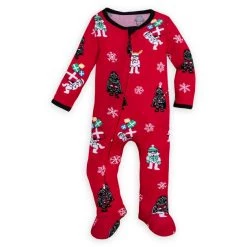 Disney Star Wars Holiday Stretchie Sleeper For Baby By Munki Munki