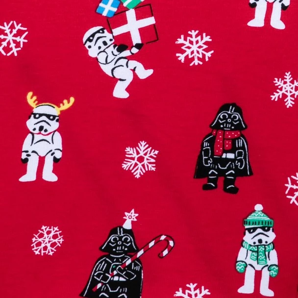 Disney Star Wars Holiday Stretchie Sleeper For Baby By Munki Munki 3 Disney Star Wars Holiday Stretchie Sleeper For Baby By Munki Munki - Image 3