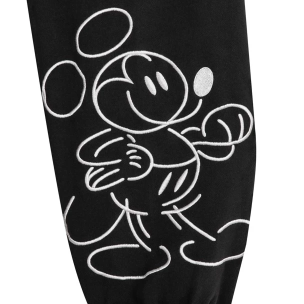 Disney Mickey Mouse Genuine Mousewear Sweatpants For Adults – Black 3 Disney Mickey Mouse Genuine Mousewear Sweatpants For Adults – Black - Image 3