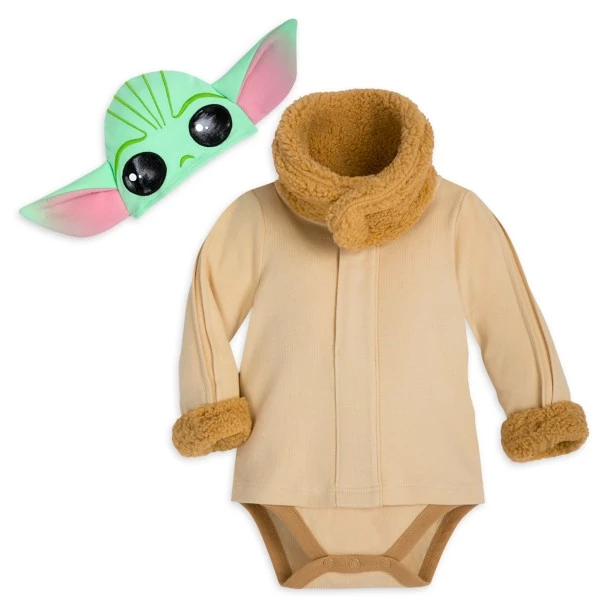 Disney Grogu Costume Bodysuit For Baby – Star Wars 1 Disney Grogu Costume Bodysuit For Baby – Star Wars