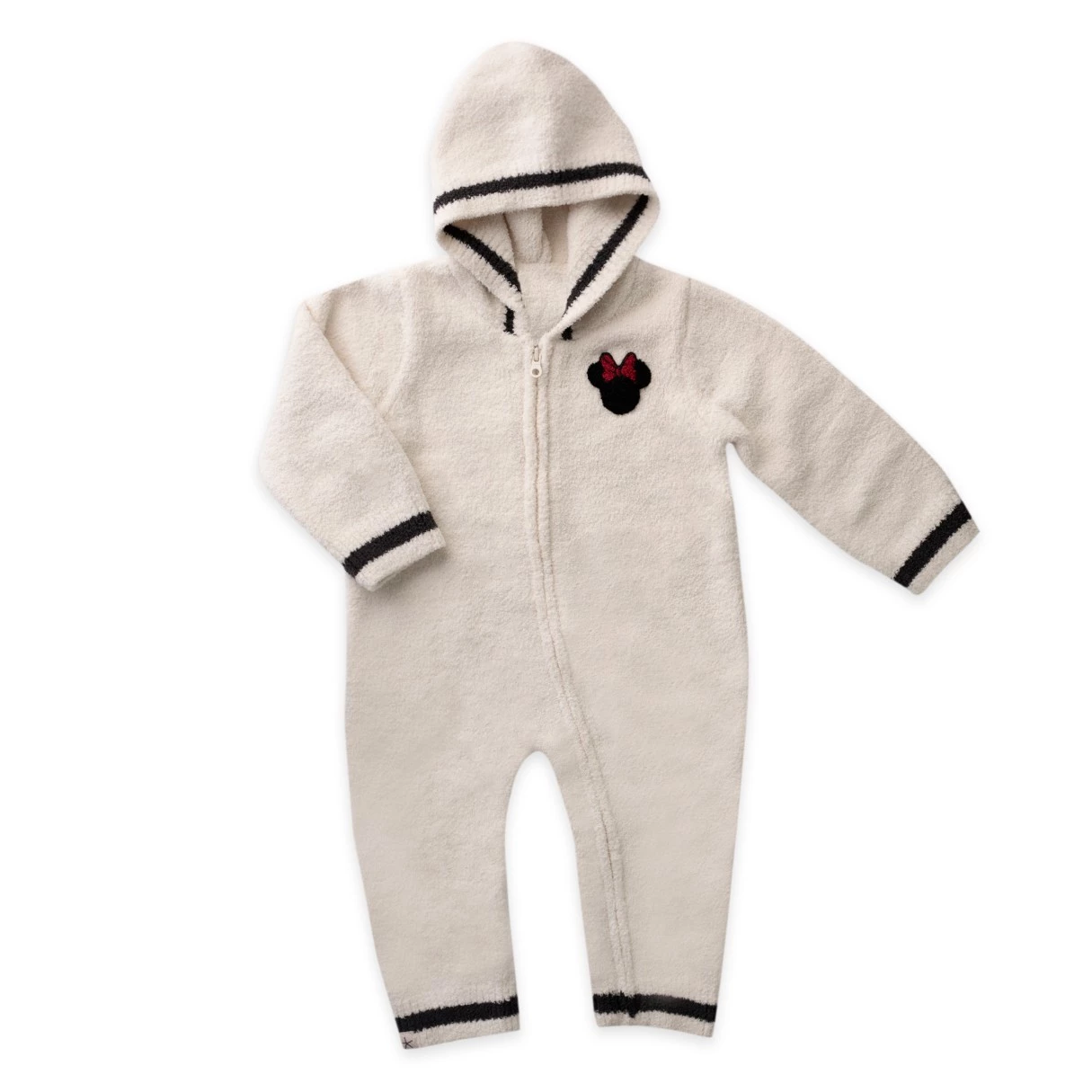 Disney Minnie Mouse Hooded Romper For Baby By Barefoot Dreams 1 Disney Minnie Mouse Hooded Romper For Baby By Barefoot Dreams