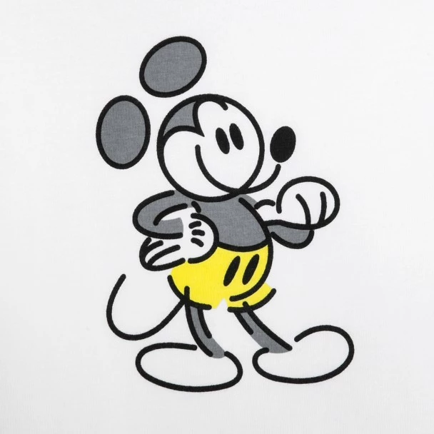 Disney Mickey Mouse Genuine Mousewear T-Shirt For Adults – White 2 Disney Mickey Mouse Genuine Mousewear T-Shirt For Adults – White - Image 2