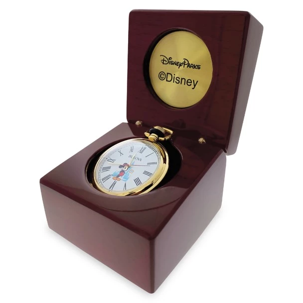 Walt Disney World 50th Anniversary Stainless Steel Pocket Watch By Bulova 3 Walt Disney World 50th Anniversary Stainless Steel Pocket Watch By Bulova - Image 3