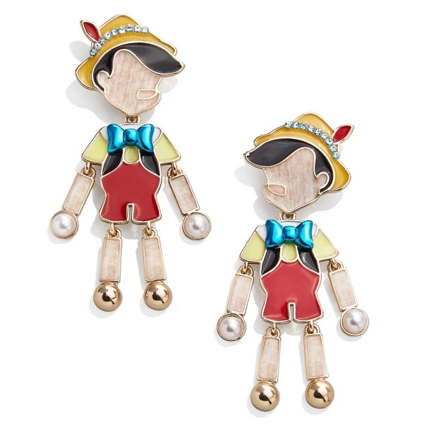 Disney Pinocchio Earrings By BaubleBar 1 Disney Pinocchio Earrings By BaubleBar