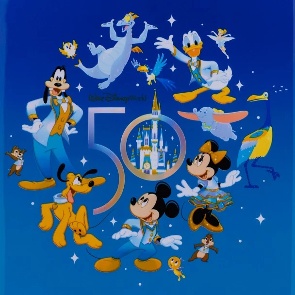 Walt Disney World 50th Anniversary Rolling Luggage – Large 4 Walt Disney World 50th Anniversary Rolling Luggage – Large - Image 4