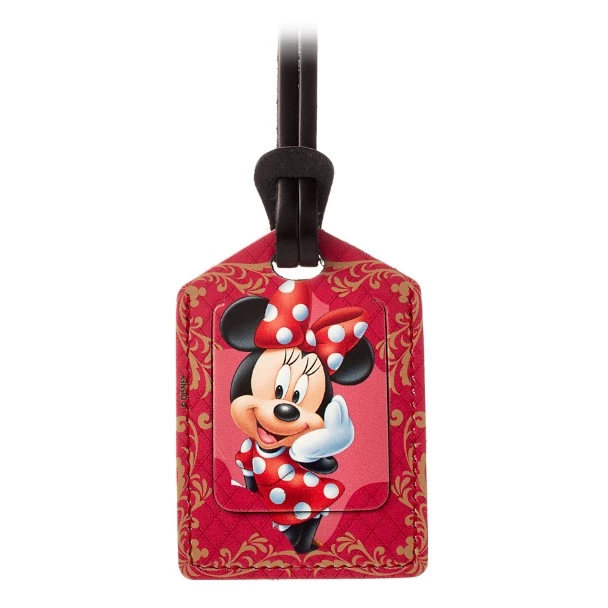 Disney Minnie Mouse Leather Luggage Tag – Personalizable 1 Disney Minnie Mouse Leather Luggage Tag – Personalizable