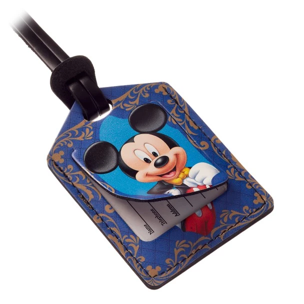 Disney Mickey Mouse Leather Luggage Tag – Personalizable 2 Disney Mickey Mouse Leather Luggage Tag – Personalizable - Image 2