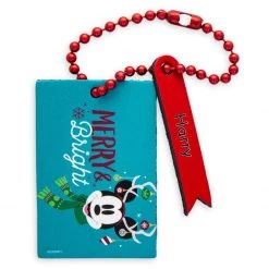 Disney Mickey Mouse ''Merry & Bright'' Luggage Tag – Personalizable