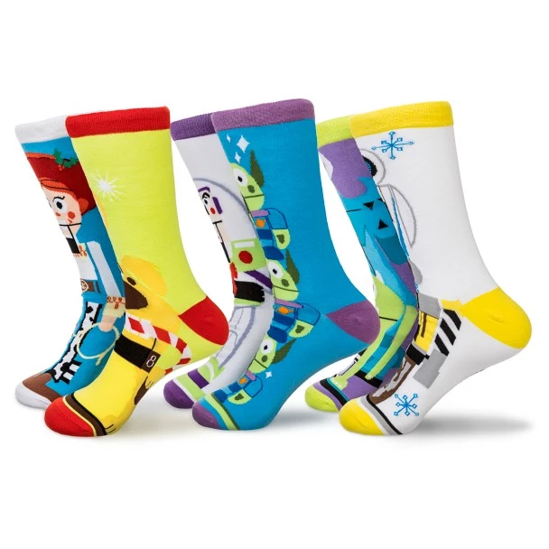 Disney Pixar Holiday Sock Set For Adults 1 Disney Pixar Holiday Sock Set For Adults
