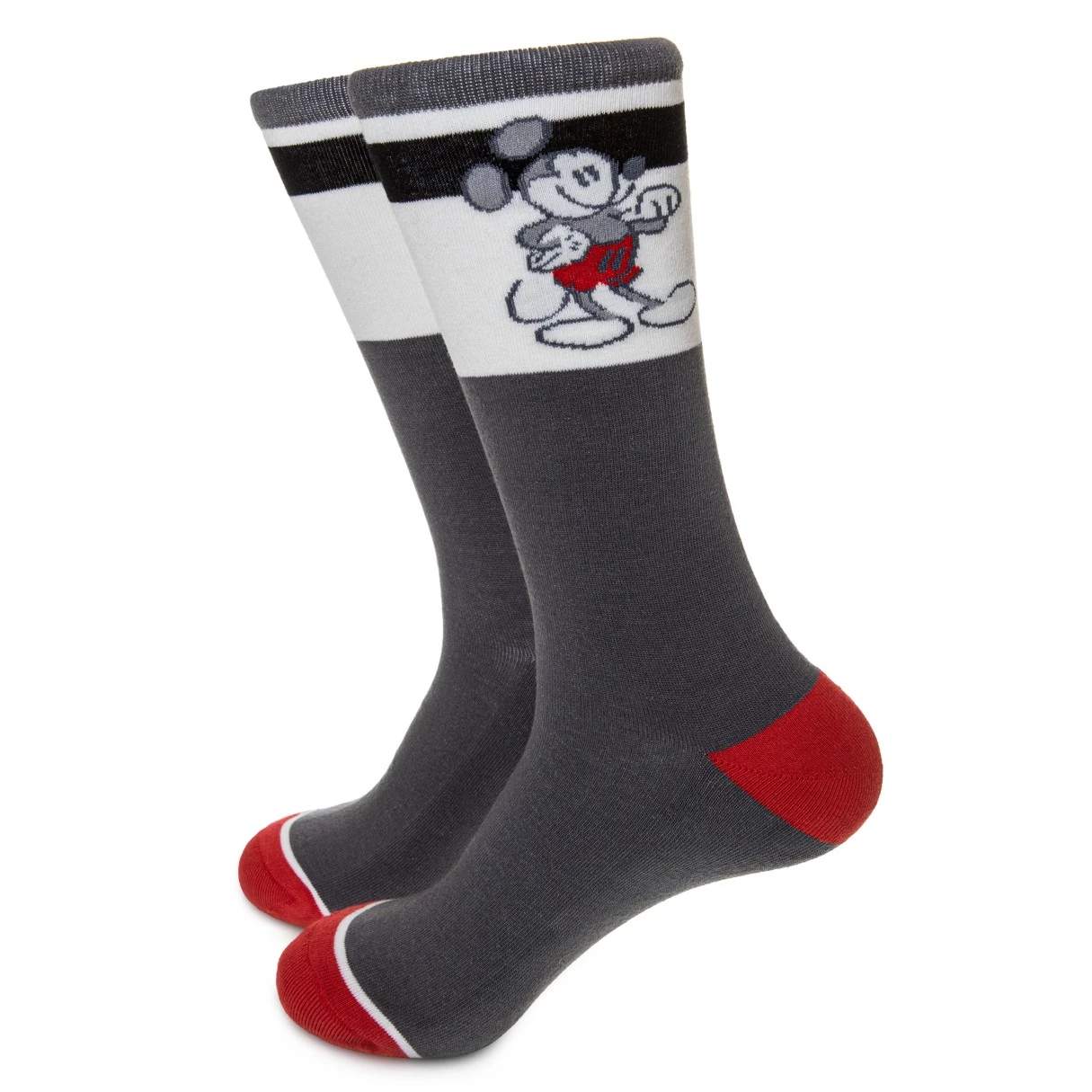 Disney Mickey Mouse Genuine Mousewear Striped Socks For Adults 1 Disney Mickey Mouse Genuine Mousewear Striped Socks For Adults
