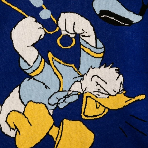Disney Donald Duck Pullover Knit Sweater For Adults 6 Disney Donald Duck Pullover Knit Sweater For Adults - Image 6