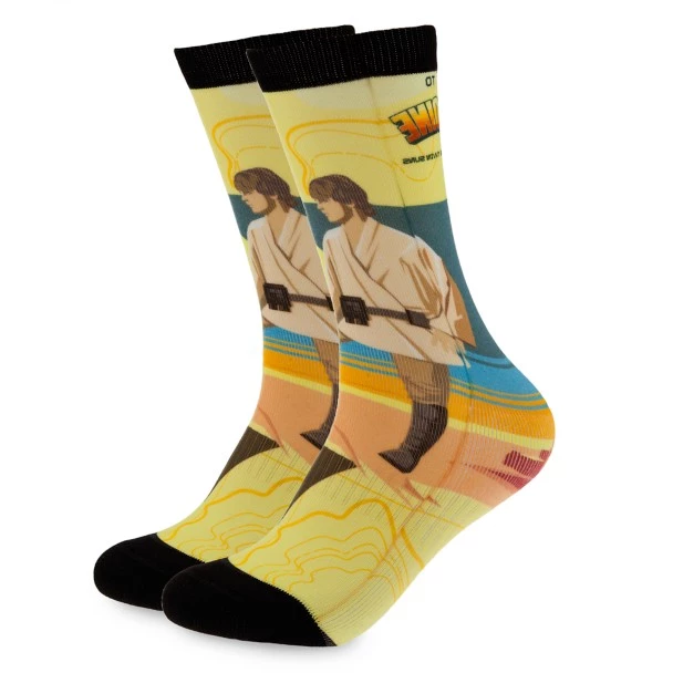 Disney Luke Skywalker Tatooine Socks For Adults – Star Wars 1 Disney Luke Skywalker Tatooine Socks For Adults – Star Wars