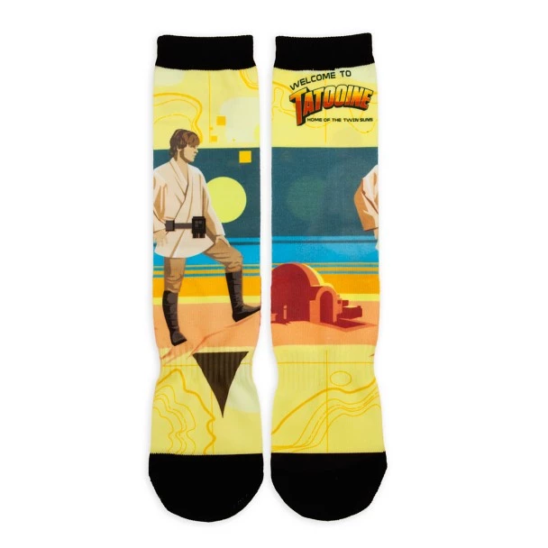 Disney Luke Skywalker Tatooine Socks For Adults – Star Wars 2 Disney Luke Skywalker Tatooine Socks For Adults – Star Wars - Image 2