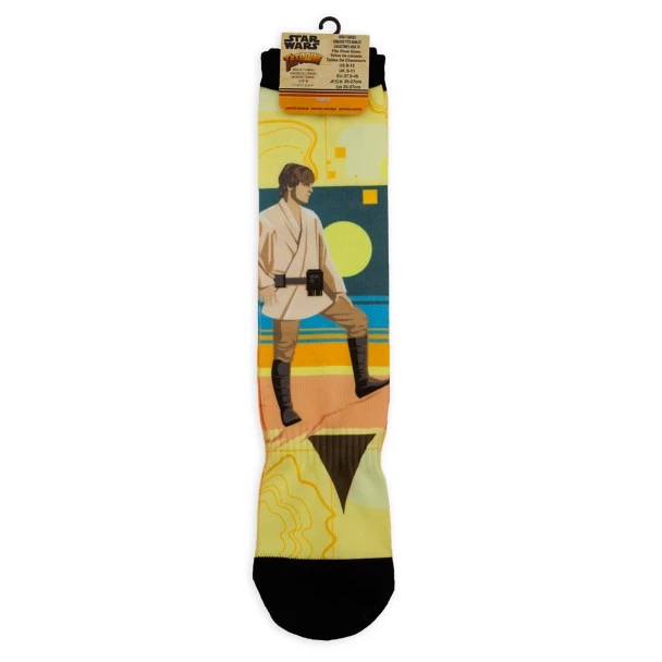 Disney Luke Skywalker Tatooine Socks For Adults – Star Wars 3 Disney Luke Skywalker Tatooine Socks For Adults – Star Wars - Image 3