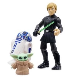 Disney Luke Skywalker, R2-D2, And Grogu Action Figure Set – Star Wars Toybox