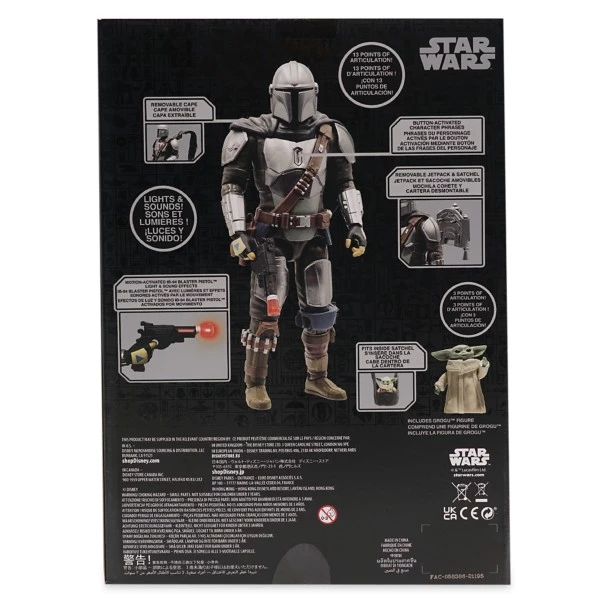 Disney The Mandalorian Talking Action Figure – Star Wars: The Mandalorian 7 Disney The Mandalorian Talking Action Figure – Star Wars: The Mandalorian - Image 7