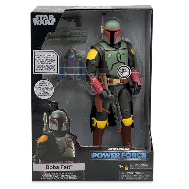 Disney Boba Fett Talking Action Figure – Star Wars Power Force – 10'' H 6 Disney Boba Fett Talking Action Figure – Star Wars Power Force – 10'' H - Image 6