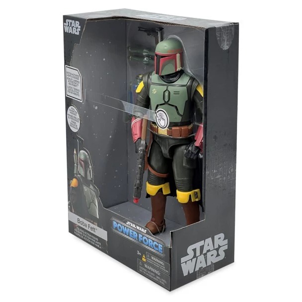 Disney Boba Fett Talking Action Figure – Star Wars Power Force – 10'' H 7 Disney Boba Fett Talking Action Figure – Star Wars Power Force – 10'' H - Image 7