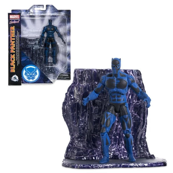 Disney Black Panther (Comic Colors) Action Figure – Marvel Select By Diamond – 7'' 1 Disney Black Panther (Comic Colors) Action Figure – Marvel Select By Diamond – 7''