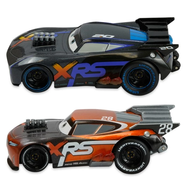 Disney Jackson Storm & Tim Treadless Pull 'N' Race Die Cast Set – Cars 1 Disney Jackson Storm & Tim Treadless Pull 'N' Race Die Cast Set – Cars