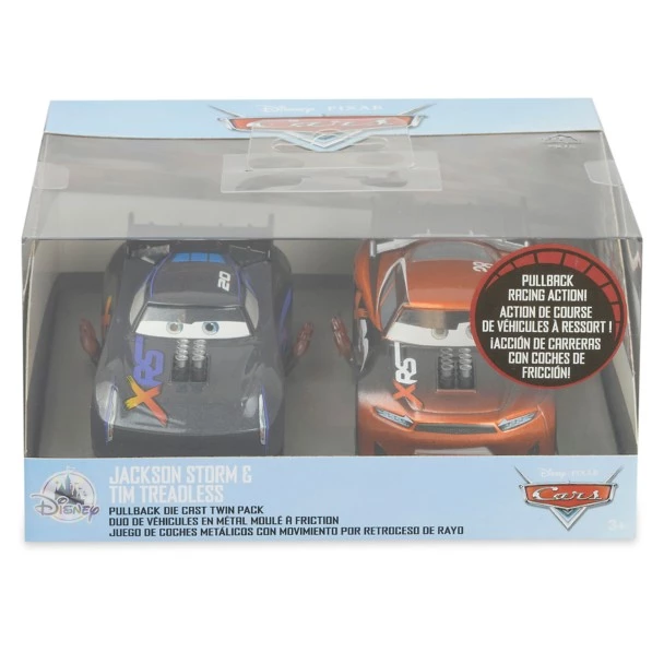 Disney Jackson Storm & Tim Treadless Pull 'N' Race Die Cast Set – Cars 8 Disney Jackson Storm & Tim Treadless Pull 'N' Race Die Cast Set – Cars - Image 8