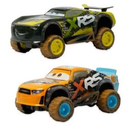 Disney Speedy Comet And Steve ''Slick'' LaPage Pullback Mud Wash Die Cast Twin Pack β Cars