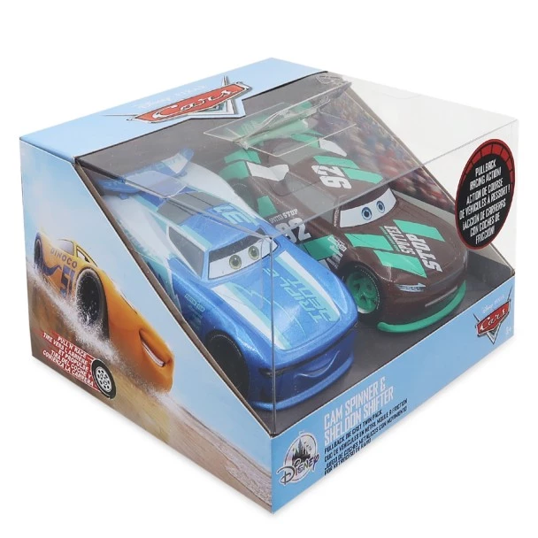 Disney Cam Spinner And Sheldon Shifter Pullback Die Cast Twin Pack – Cars 9 Disney Cam Spinner And Sheldon Shifter Pullback Die Cast Twin Pack – Cars - Image 9