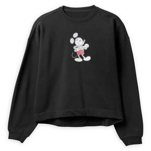 Disney Mickey Mouse Genuine Mousewear Pullover Sweatshirt For Women – Black 1 Disney Mickey Mouse Genuine Mousewear Pullover Sweatshirt For Women – Black