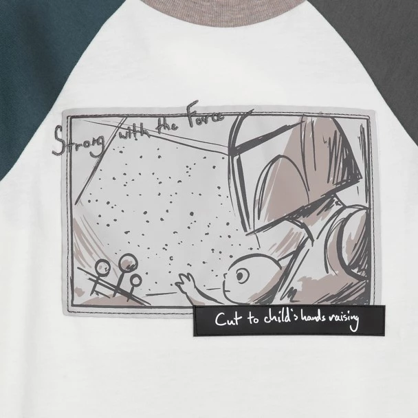 Disney Mandalorian ''Strong With The Force'' Raglan T-Shirt For Kids 4 Disney Mandalorian ''Strong With The Force'' Raglan T-Shirt For Kids - Image 4