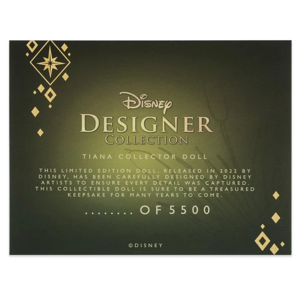 Tiana Limited Edition Doll – The Princess And The Frog – Disney Designer Collection – 13'' 10 Tiana Limited Edition Doll – The Princess And The Frog – Disney Designer Collection – 13'' - Image 10