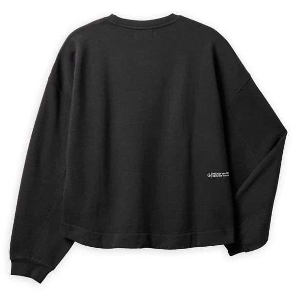 Disney Mickey Mouse Genuine Mousewear Pullover Sweatshirt For Women – Black 2 Disney Mickey Mouse Genuine Mousewear Pullover Sweatshirt For Women – Black - Image 2