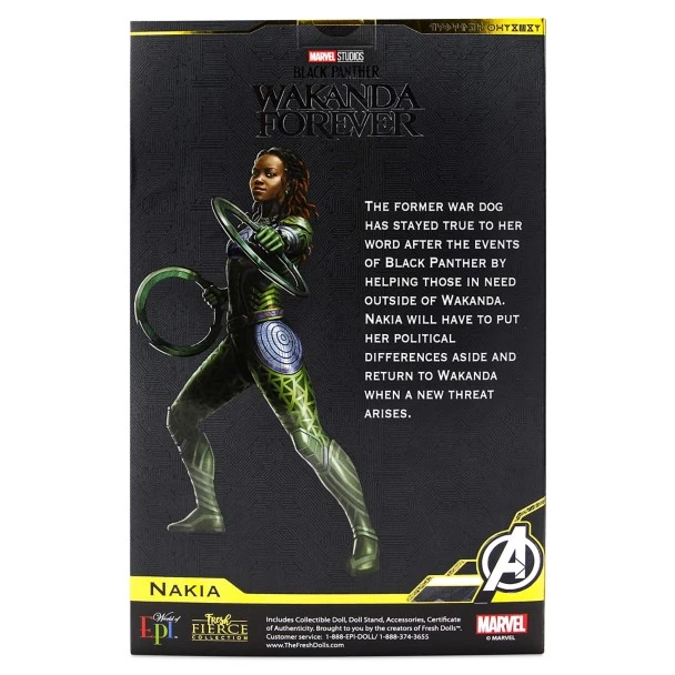 Disney Nakia Doll By World Of EPI – Black Panther: Wakanda Forever 5 Disney Nakia Doll By World Of EPI – Black Panther: Wakanda Forever - Image 5