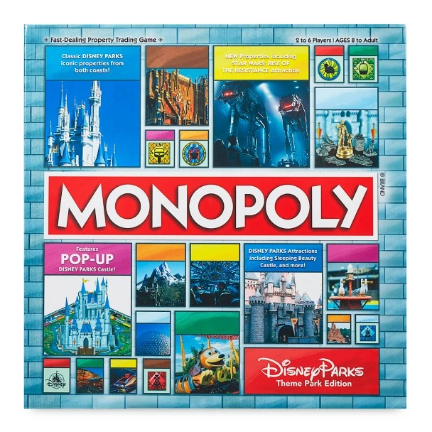 Disney Parks Theme Park Edition Monopoly Game 4 Disney Parks Theme Park Edition Monopoly Game - Image 4