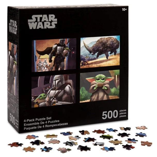 Disney Star Wars: The Mandalorian Four-Pack Puzzle Set 1 Disney Star Wars: The Mandalorian Four-Pack Puzzle Set