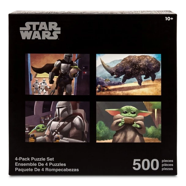 Disney Star Wars: The Mandalorian Four-Pack Puzzle Set 2 Disney Star Wars: The Mandalorian Four-Pack Puzzle Set - Image 2