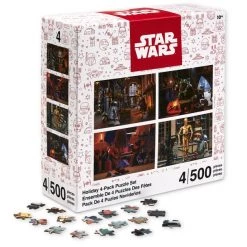 Disney Star Wars Holiday Four-Pack Puzzle Set