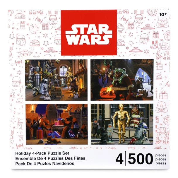 Disney Star Wars Holiday Four-Pack Puzzle Set 2 Disney Star Wars Holiday Four-Pack Puzzle Set - Image 2